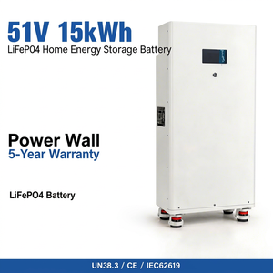 Sistema de Almacenamiento de Energía Solar Fuera de la Red para el Hogar, con BMS Bluetooth, Gabinete de Almacenamiento LiFePO4 de 48V/51.2V, 15KW, Pantalla LCD, 5 Años de Garantía, Stock Disponible en Polonia, UE - Product Image 1