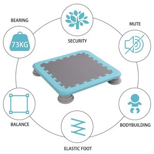 Mini <span class=keywords><strong>Trampoline</strong></span> d'entraînement sensoriel pour les tout-petits enfants PP PU planche rebondissante tapis de saut Fitness sport tremplin jouet garçons filles - Product Image 3