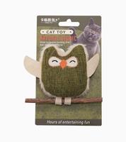 Bâtonnets à mâcher en plumes de catnip et de silvervine naturels de marque, jouets dentaires pour chats pour l'auto-entretenissement des chatons d'intérieur