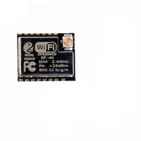 Modul Nirkabel Serial LXD ESP8266 ESP 07 ESP 07S ESP M1 FCC CE Pelindung Logam dengan Protokol 802.11b/g/n untuk IoT
