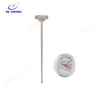 Termometer Makanan Baja Anti Karat SW Instant Read Food, Alat BBQ Grill Mates, Termometer Panggang Steak untuk Memasak, Aman untuk Makanan