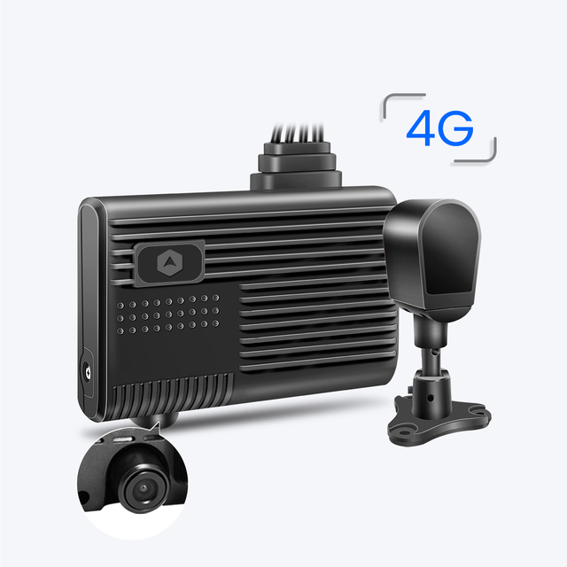 4G LTE Taxi Dash Cam with Front and Cabin Camera ADAS DMS Driver Monitoring System for Ride Sharing Fleet Management