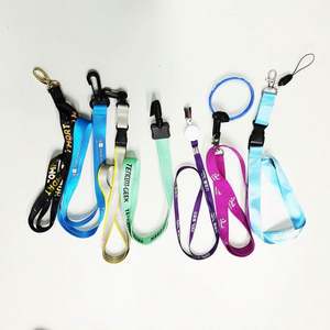 Customized Sublimation Print Neck Strap Satin Polyester Lanyard <b>Personalized</b> Phone Holder Custom Lanyard - Product Image 6