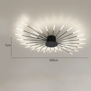 Hiện đại pháo hoa Trần đèn chùm đèn Lustre LED ánh sáng lịch thi đấu cho phòng ngủ khách phòng ăn treo đèn trang trí nội thất - Product Image 2
