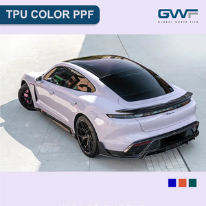 Film de protection de véhicule GWFFILM Color Ppf Tpu Morandi Purple TPU PPF auto-réparant anti-rayures, rouleaux de film de protection pour voiture - Product Image 2