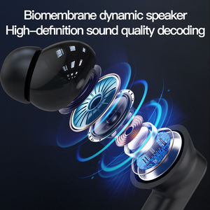 Écouteurs sans fil ANC BY-16 Écouteurs de jeu TWS étanches à écran LCD avec écran couleur Casque d'écoute téléphonique Casques - Product Image 5