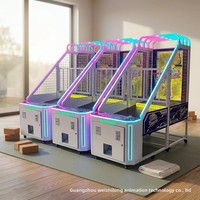 Machine de tir au basket-ball de rue pour enfants à usage commercial, à monnayeur, avec accepteur de billets, pour les 6 ans et plus, divertissement d'arcade