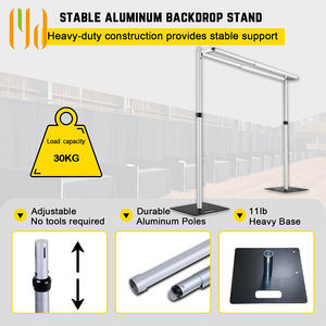 خلفيات ستارة أنابيب من القماش قابلة للتخصيص من الدرجة الصناعية ، أسلوب بسيط احترافي للعرض التجاري ، ستائر المسرح - Product Image 6