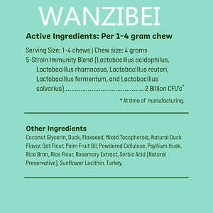 I probiotici del cane trattano per migliorare la digestione | Allevia la diarrea del cane, il Gas, la stitichezza, il mal di stomaco | Allergia + supporto immunitario - Product Image 6