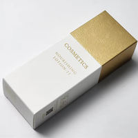 Boîtes cosmétiques de luxe personnalisées en or, emballage de produits cosmétiques, boîte cosmétique de luxe pour produits de soin de la peau et de savon