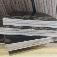 Precio de Fábrica al por Mayor, Tablero Fenólico para Encofrado de Construcción de 1220x2440mm y 18mm, Contrachapado Marino con Revestimiento de Película Negra