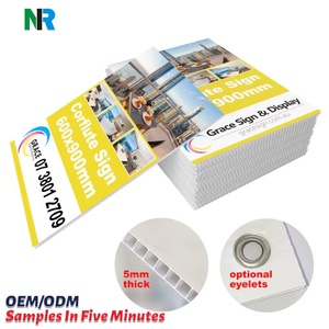 Letreros de Jardín de Polipropileno de Doble Cara de Alta Calidad, Personalizados, de 18x24 Pulgadas, con Estacas en Forma de H, Grosor de 4 mm, Servicio de Corte Disponible - Product Image 1
