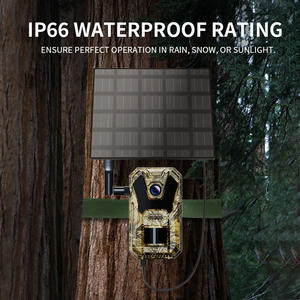 Caméra de chasse solaire 4G avec vision nocturne infrarouge 940 nm HD 2.7K 14MP pour l'<span class=keywords><strong>observation</strong></span> des <span class=keywords><strong>animaux</strong></span> en extérieur et diffusion en direct via application cloud - Product Image 4
