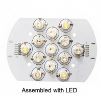 Carte de circuit imprimé LED multi-spectre personnalisée assemblée avec 13 puces LED haute puissance pour éclairage d'aquarium de récif corallien en eau salée
