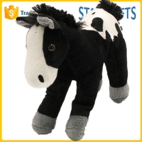 Porte-clés en peluche pour machine à griffes, vente en gros de jouets en peluche, petits ânes et chevaux, animaux en peluche, chevaux Kawaii, porte-clés en peluche