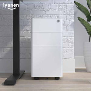 Muebles de Metal para oficina, 3 cajones debajo del <span class=keywords><strong>escritorio</strong></span>, herramienta de almacenamiento en el pecho, cajón de Pedestal móvil, archivador - Product Image 2