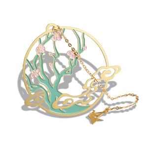 Marcapáginas de Metal de Latón Esmaltado Suave, Personalizado, de Alta Calidad, con Diseño Chino, para Libros - Product Image 1