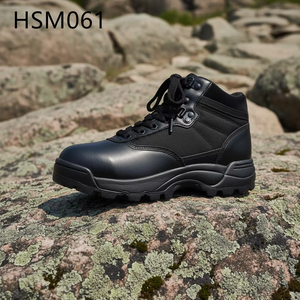 Bottes de randonnée YYR, adaptées aux expéditions, avec semelle extérieure amortissante, pour activités sur le terrain, tige en cuir pleine fleur, équipement tactique HSM061 - Product Image 3
