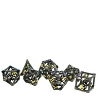 Dungeons & Dragons Creux Métal D & D Dice Polyèdre TRPG Jeu de Table Costume d'échecs Octopus Cross-Border Design