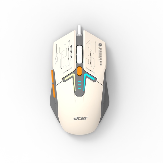 High Quality OEM Logo RGB Backlit Gaming Wired Mouse 1200/2400/3600/7200 Dpi for PC Laptop