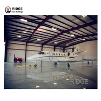 Chine Fabricant Hangar d'aéroport Bâtiment Hangar de cadre de portail en acier Hangar de 1500 M2