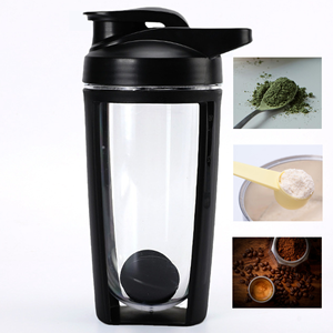 Botella Mezcladora de Plástico Personalizable de 500ml/600ml, <span class=keywords><strong>100</strong></span>% Hermética, para Gimnasio, con Bola Mezcladora para Proteínas - Product Image 1