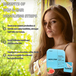 Complément de beauté pour adultes OEM/ODM : Bandes buccales de collagène et biotine pour la santé des ongles, l'élimination des rides et le blanchiment de la peau - Échantillon gratuit - Product Image 4