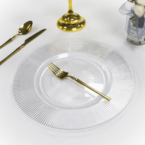 <span class=keywords><strong>Piatti</strong></span> in Plastica Dorata Trasparente di Nuovo Stile a Basso Prezzo per Matrimoni e Feste - Product Image 5