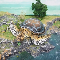Animales Marinos Simulados, Modelo de Tortuga, Juguetes Educativos Cognitivos para Niños, Adornos de Tortuga Submarina