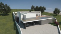 Maison préfabriquée en acier à ossature métallique de 137 m2 avec 3 chambres, villa en conteneur à emballage plat, fabriquée en panneaux sandwich