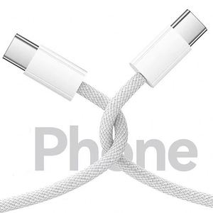 3.3ft 60W USB-C to USB-C Nylon Braided <b>Cable</b>, PD Fast <b>Charging</b> for IPhone, Samsung, Tablet & More - Product Image 3