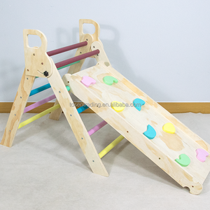 Juguete de Madera para Niños, Gimnasio de Juegos 3 en 1 con Estructura de Escalada para Niños Pequeños - Product Image 6