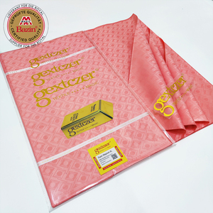 OEM/ODM Vente en gros directe usine <span class=keywords><strong>Tissu</strong></span> Bazin Riche Bourgogne Original Nigérian Africain de Haute Qualité 100% Coton - Product Image 6
