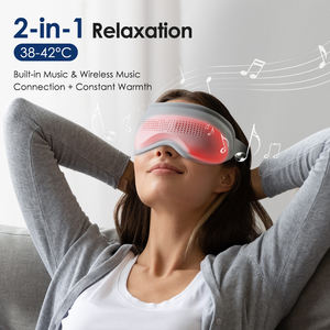 NOVO <span class=keywords><strong>Design</strong></span> Visual Silicone Massageador de Olhos com Aquecimento & Vibração & Música Massagem Elétrica Eye Mask para Eye Relief & Relaxamento - Product Image 2