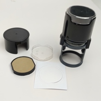 Tampon encreur automatique rond et ovale pour bureau, tampon encreur automatique avec logo personnalisé pour usage DIY