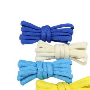 Cordones de poliéster semirredondos de 8.5mm de color sólido personalizados para zapatos de niños, zapatillas blancas, calzado deportivo y zapatos de papá - Product Image 6