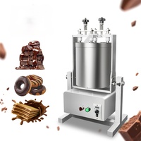 Machine industrielle de broyage du chocolat, raffineur de chocolat, mélangeur de chocolat, machine de broyage de pâte de cacao