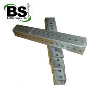 Tubo de Acero Galvanizado Perforado para Poste de Señalización, para Contenedor de Basura para Mascotas, en Oferta