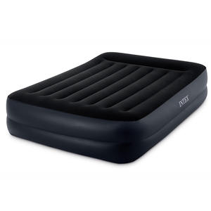 Colchón Inflable INTEX 64124 Comfort Queen Size Pillow Rest, Camas Plegables para Acampar en Interiores y Exteriores, Colchón de Aire con Bomba Integrada - Product Image 1