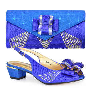 Mode fête italien sac à chaussures ensemble dames chaussure avec sac assorti ensemble 2024 chaussures de créateur femmes <span class=keywords><strong>luxe</strong></span> 2024 nigérian fête pompes - Product Image 5