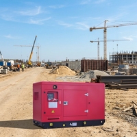 Générateur diesel silencieux à châssis ouvert 150 kVA 120 kW, alimentation de secours avec ATS pour bâtiments commerciaux