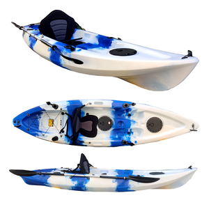 Bateau en plastique HDPE 2025, 1 place, léger, canoë-kayak <span class=keywords><strong>de</strong></span> pêche avec accessoires, <span class=keywords><strong>occasion</strong></span> - Product Image 5