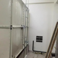Système d'alimentation en eau pour bâtiments publics, réservoir d'eau durable en FRP