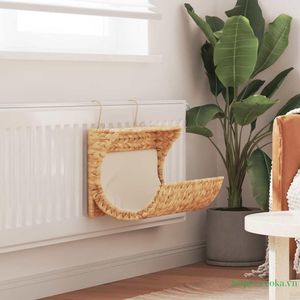 Cage pour animaux de compagnie en jonc naturel fait à la main, design classique et solide, confortable pour les chats et les petits chiens, emballage en carton du Vietnam - Product Image 1