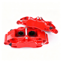 Fabricante chino de pinzas de freno forjadas de 4 pistones, kit de discos de freno grandes CP 5200 para autos de carreras, rotor de rueda de 330 * 28 mm y 17 pulgadas.