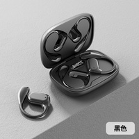 Écouteurs sans fil intra-auriculaires en silicone Q11 avec crochet suspendu Microphone de conception sportive pour les appels HD et la réduction du bruit ENC