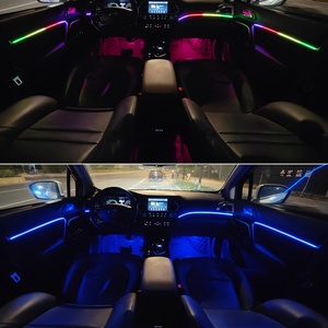 ไฟ LED รถยนต์อเนกประสงค์ 6 in 1 12V แบบยูนิเวอร์แซล ไฟตกแต่งภายในรถยนต์อัจฉริยะ ไฟสร้างบรรยากาศในรถยนต์แบบ USB อุปกรณ์ตกแต่ง - Product Image 6