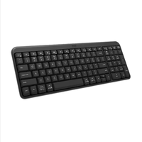 Clavier sans fil K251 compact, portable, silencieux pour PC, ordinateur portable, tablette, logo personnalisé OEM, vente en gros