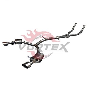 ท่อไอเสียแบบ Catback สเตนเลสสตีล Vortex Bolt-on พร้อมท่อหน้า สำหรับ Audi RS5 B9 2.9T ปี 2019-2025 แบบมีวาล์ว - Product Image 4