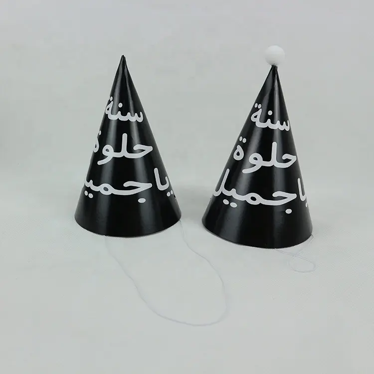 Sombreros de cono de papel para fiesta de cumpleaños para niños, gran oferta